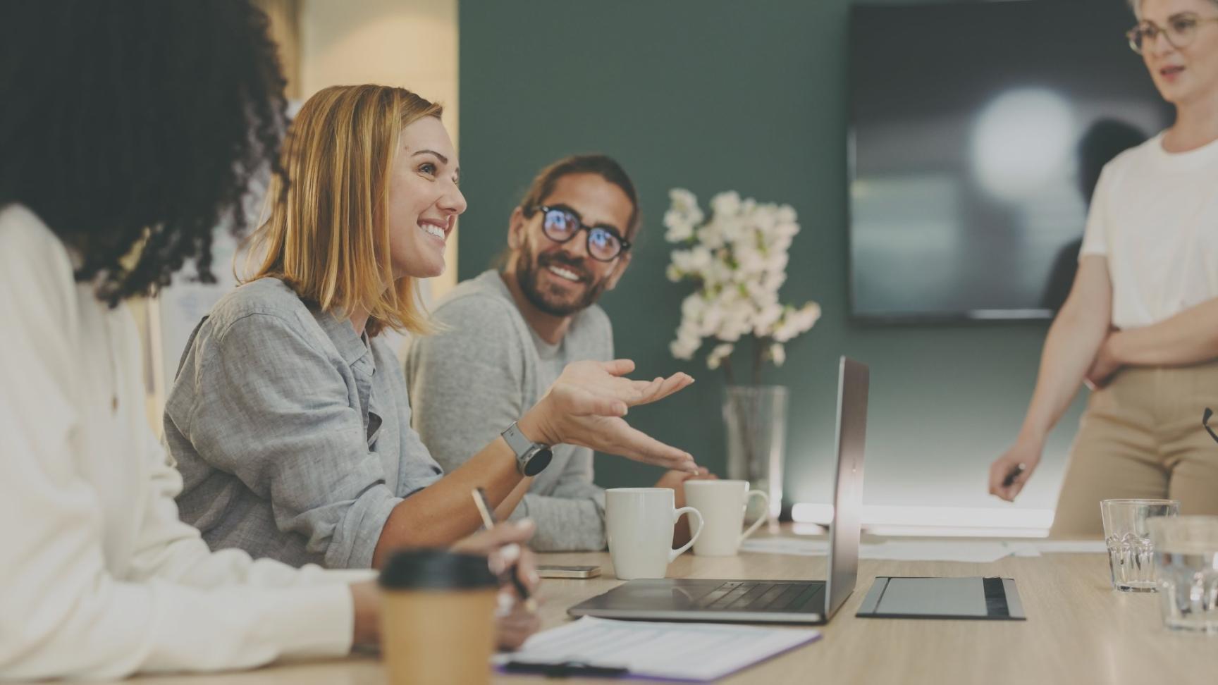 Financial planning workspace with budgeting tools and documents
